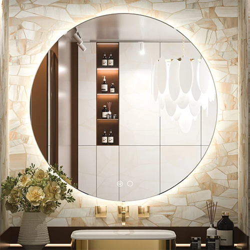 Almani Round Mirror (Thumbnail) Almani Round Mirror - Image 1