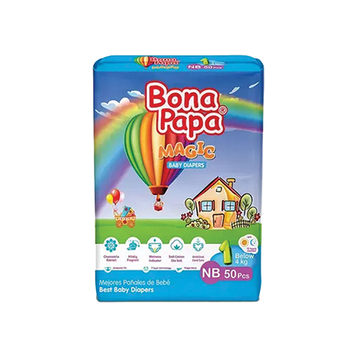 Bona-Papa-Magic-New-Born-Baby-Diapers-No.1.png Bona Papa Magic New Born Baby Diapers No.1 - Image 1