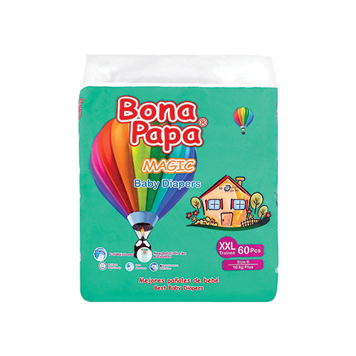 Bona-Papa-Magic-Trainee-Baby-Diapers-Xxl-No.6-1.png Bona Papa Magic Trainee Baby Diapers XXL No.6 (60 Pcs) - Image 1