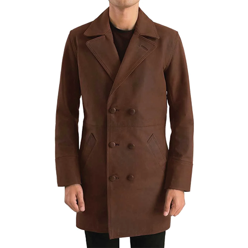 Brown-Leather-Coat-Thumbnail.png Brown Leather Coat - Image 1