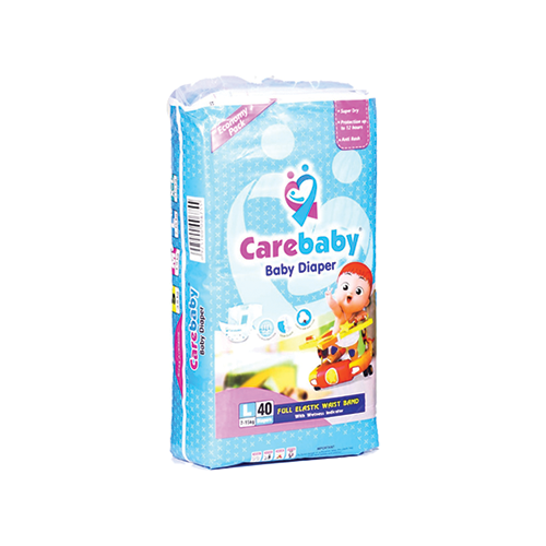 CAREBABY-DIAPER-LARGE-7-15KG-40PCS-ECONOMY-PCK.png Carebaby Diaper Large 7-15kg 40Pcs Economy Pack - Image 1