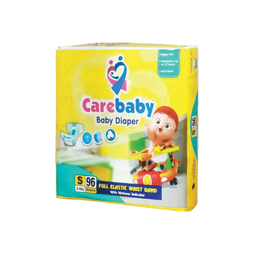 CAREBABY-DIAPER-SMALL-3-6KG-96PCS-MEGA-PACK.png Carebaby Diaper Small 3-6kg 96Pcs Mega Pack - Image 1
