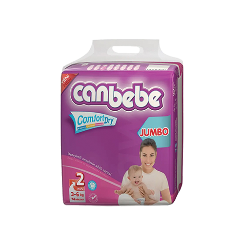 Canbebe-Diapers-Comfort-Dry-Mini-Size-2-Jumbo.png Canbebe Diapers Comfort Dry Mini Size 2 Jumbo - Image 1