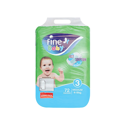 Fine-Baby-Diapers-Medium-Jumbo-No-3.png Fine Baby Diapers Medium Jumbo No-3 - Image 1