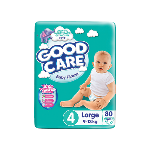 Good-Care-Baby-Diaper-Large-No.4.png Good Care Baby Diaper Large No.4 (80pcs) - Image 1