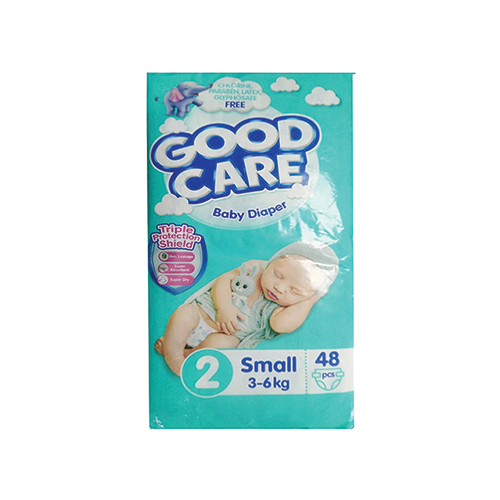 Good-Care-Baby-Diaper-Small-Size-2-48-PCS.png Good Care Baby Diaper Small Size 2 (48 pcs) - Image 1