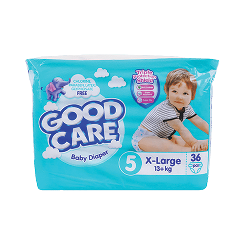 Good-Care-Baby-Diaper-X-large-No.5-36-PCS.png Good Care Baby Diaper X-large No.5 (36 pcs) - Image 1