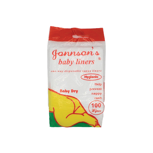 Johnsons-Baby-Dry-Nappy-Liner.png Johnsons Baby Dry Nappy Liner - Image 1
