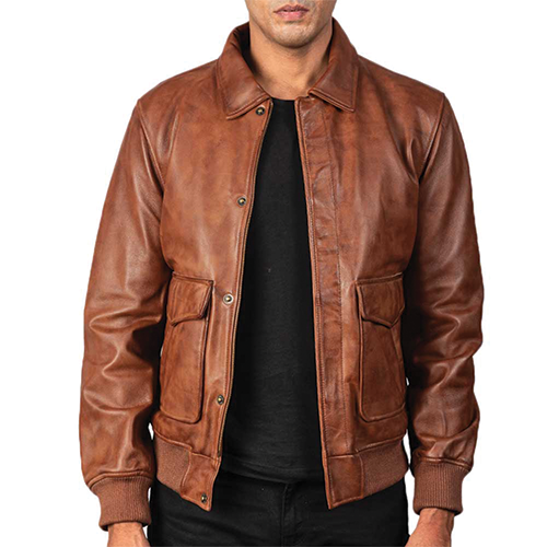 Leather-Bomber-Aviator-Jacket-Thumbnail.png Leather Bomber Aviator Jacket - Image 1