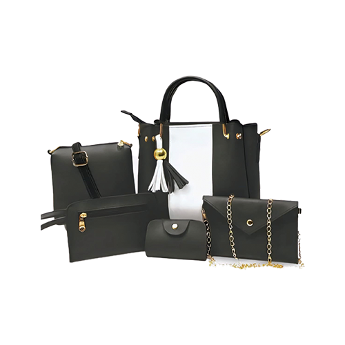 Luxury-Ladies-5-Pcs-Handbag-Set-Thumbnail.png Luxury Ladies 5 Pcs Handbag Set - Image 1