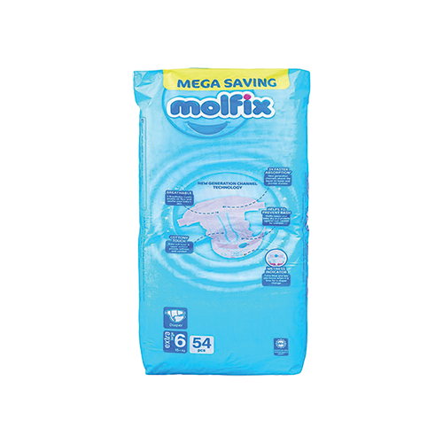 Molfix-Baby-Diapers-X-l-No-6-Mega-Pack-54-Pcs.png Molfix Baby Diapers X-l No 6 Mega Pack (54 pcs) - Image 1