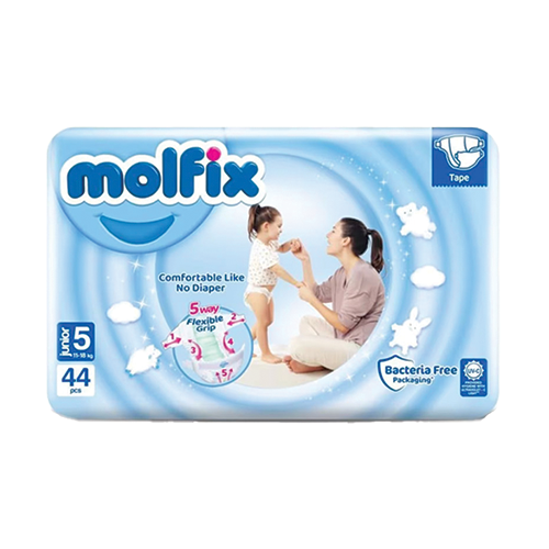 Molfix-Junior-Baby-Diapers-No.5.png Molfix Junior Baby Diapers No.5 - Image 1