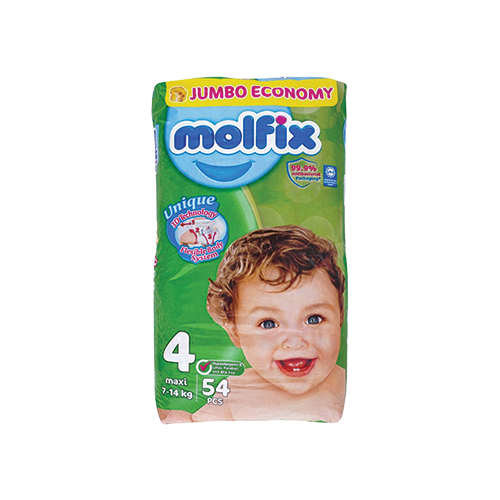Molfix-Maxi-Baby-Diapers-No.4.png Molfix Maxi Baby Diapers No.4 - Image 1