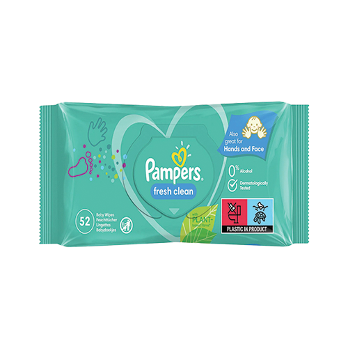 Pampers-Baby-Wipes-Fresh-Clean.png Pampers Baby Wipes Fresh Clean - Image 1