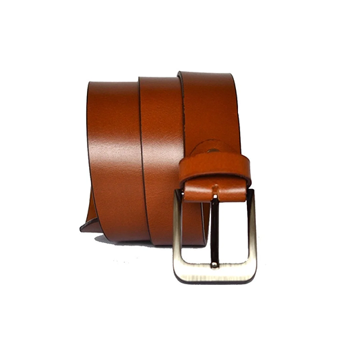 Light-Brown-Mens-Belts-Cover.png Men's Smooth Camel Leather Belt - Image 1