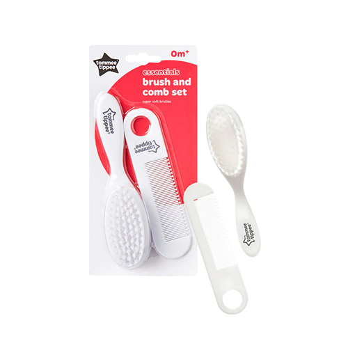 Tommee-Tippee-Baby-Essential-Brush-Comb-Set.png Tommee Tippee Baby Essential Brush & Comb Set - Image 1