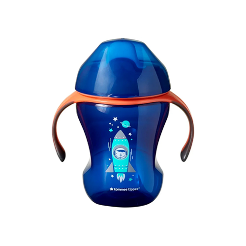Tommee-Tippee-Baby-Training-Sippee-Cup-8Oz-Blue.png Tommee Tippee Baby Training Sippee Cup 8Oz Blue - Image 1