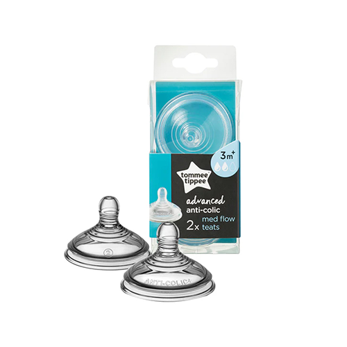 Tommee-Tippee-Medium-Silicone-Wide-Neck-Teats-No.421128.png Tommee Tippee Medium Silicone Wide Neck Teats No.421128 - Image 1