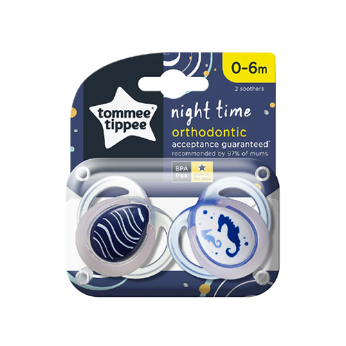 Tommee-Tippee-Night-Time-Soother-Orthodontic-No.433372.png Tommee Tippee Night Time Soother Orthodontic No.433372 - Image 1